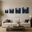 «Shimmering Summer II Indigo» par James Wiens - impression sur toile-130878853-130878850