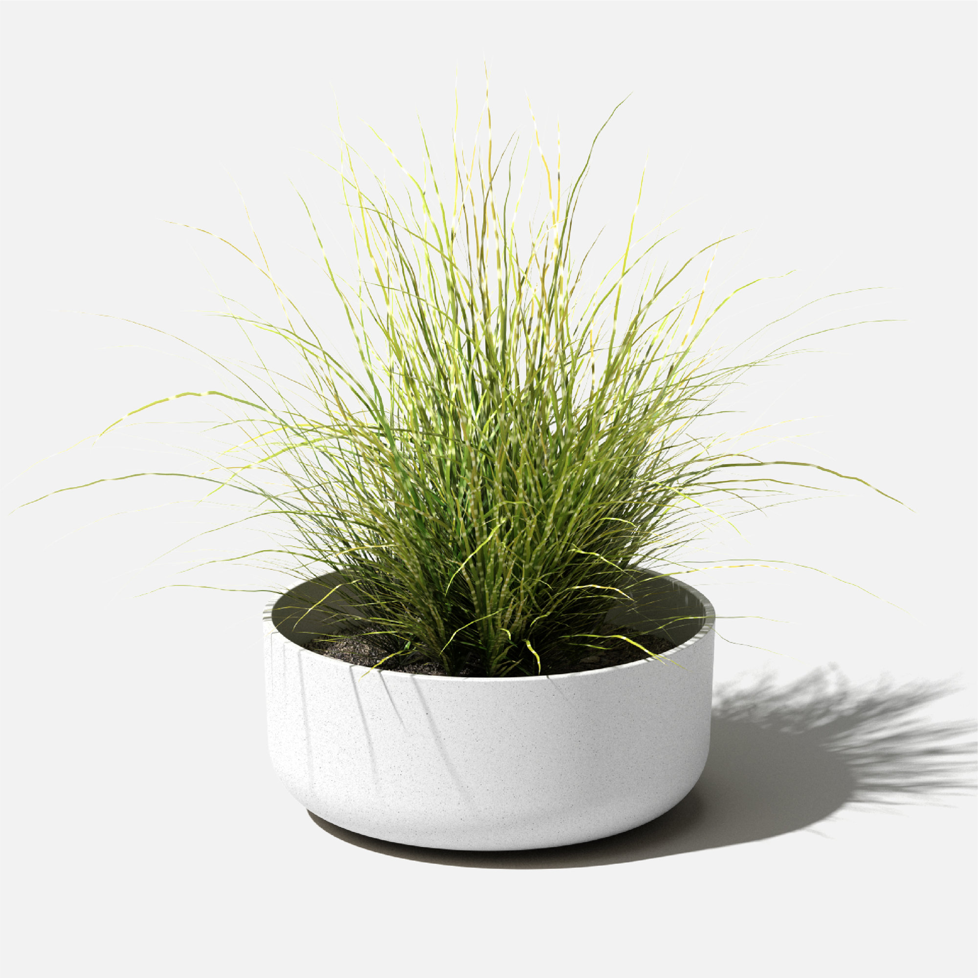 Mason Series Kona Bowl Planter, 1, White