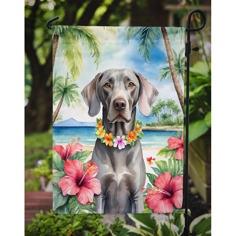 Drapeau de jardin en polyester double face H 15,5 po x l 11,25 po