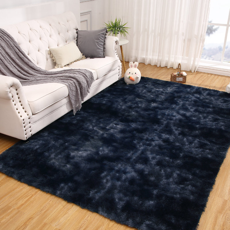 Shag Area Rugs Tie-Dyed Plush Fuzzy Rugs for Living Room, Ultra Soft Fluffy Furry Rugs for Bedroom, Indoor Carpet Nursery Rugs for Kids Room Home Decor