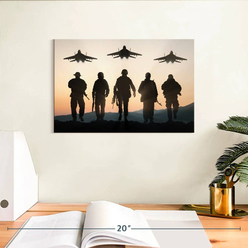 Air Force Silhouettes, H 8 po x l 12 po