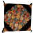 Peqinne Tache Country Rustic Floral Black Midnight Awakening Tablecloth-1193705162