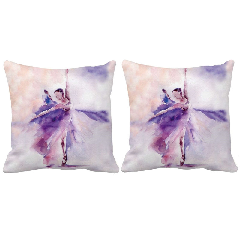  Housse et insert de coussin carré Ballerina Dream