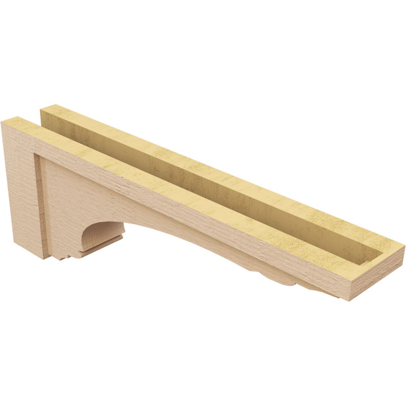 Bois de cèdre brut Warren, H 10 po x l 5 po x P 30 po
