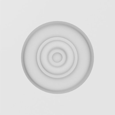 Rosette standard Sedgwick Bullseye avec bord carré (paquet de 4)