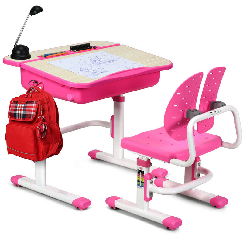 Ensemble de bureau d'art 26,5 po Oleary, Rose