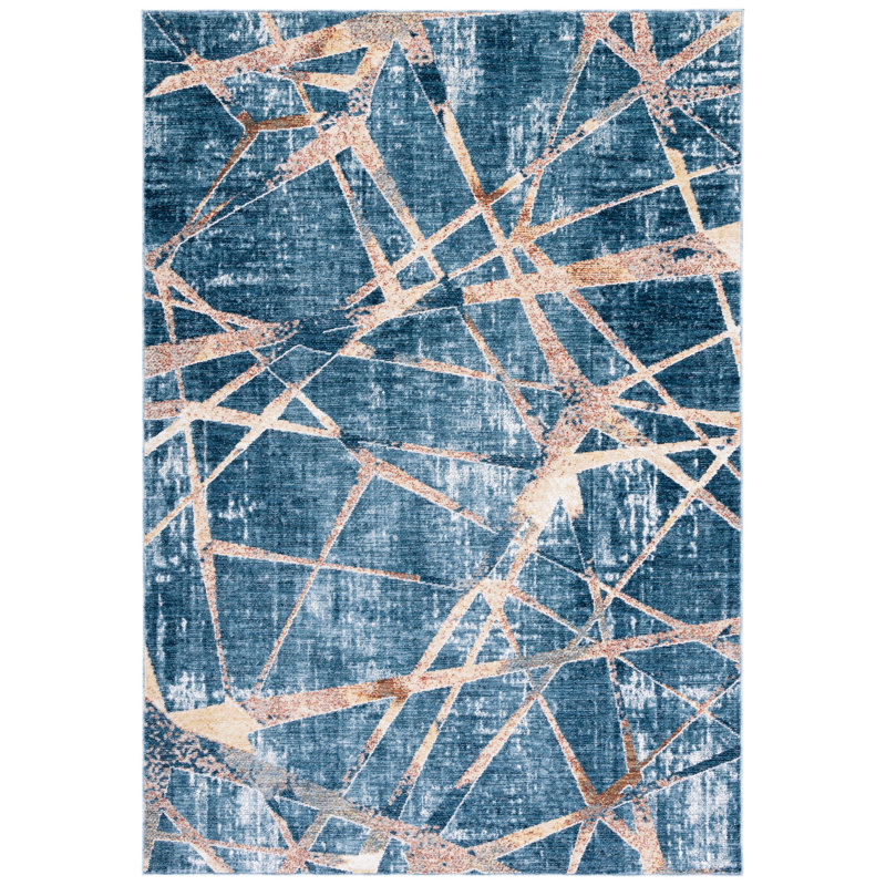 Olympia Performance Abstract Rug, Rectangle 4' x 6'