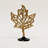 Aluminum Golden Maple Leaf Accent on Base – Stylish Table Décor Sculpture