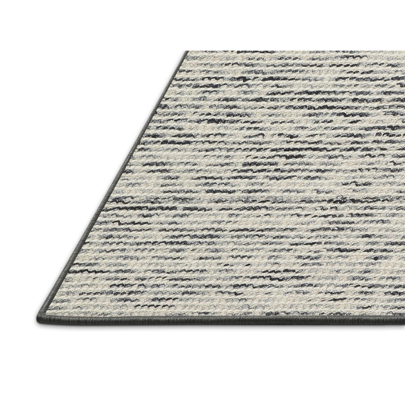 Tapis contemporain gris, Rectangle 2 pi x 5 pi