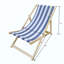 Chaise longue pliante Populus
