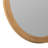 Darry Wood Round Mirror