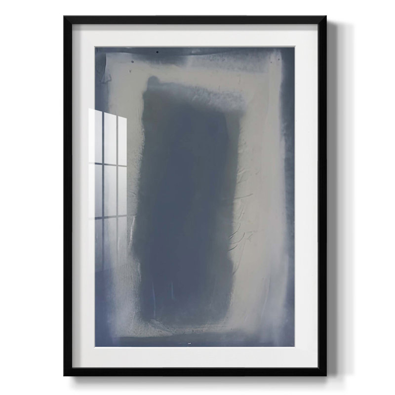 The Shadow Framed Print, Black Framed Paper, White