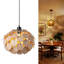 Luminaires suspendus en forme de pomme de pin en bois rétro vintage Cordrey pour chambre à coucher