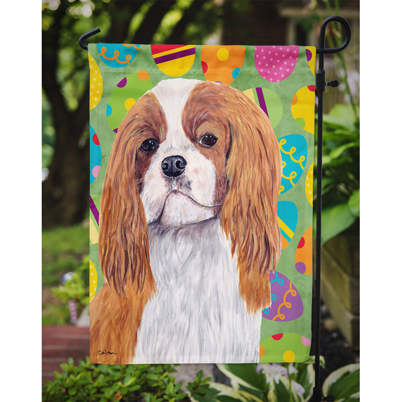 Drapeau de jardin Atara, Épagneul cavalier King Charles 2