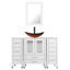 Meuble-lavabo simple 48 po avec plateau Graycelyn-402624793-402624794
