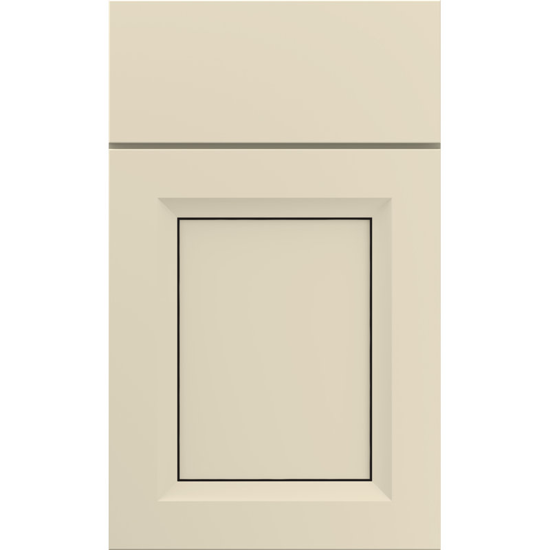 Dwelling Cranbrook Door Sample, Maple, Parchment w/Onyx Glaze