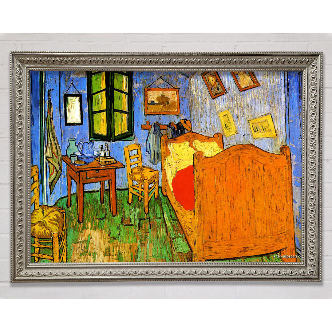 Sein Schlafzimmer 3 von Vincent Van Gogh - Einzelne Bilderrahmen Kunstdrucke