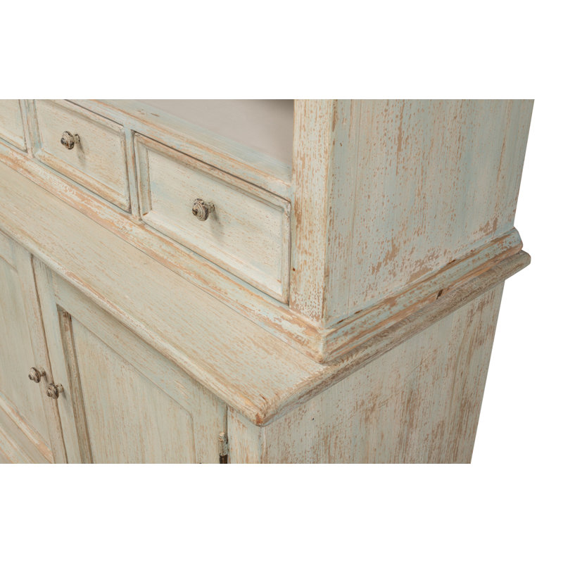 Angelique Solid Wood China Cabinet