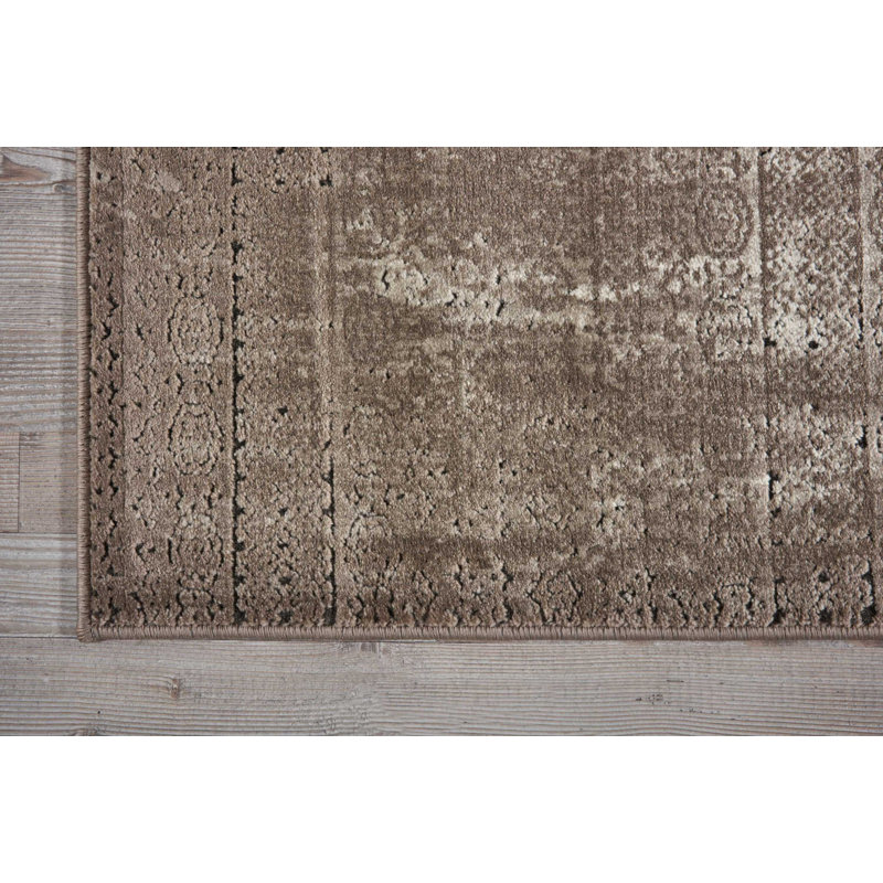 Tapis beige Maren, Tapis de couloir 2 pi 2 po x 7 pi 6 po