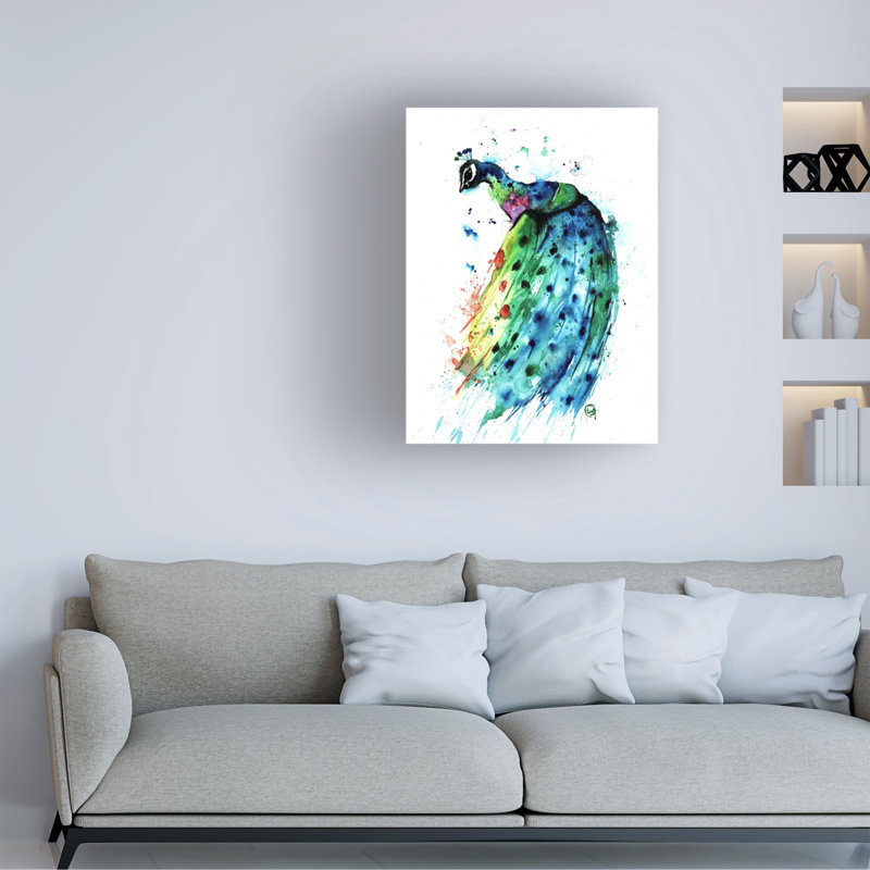 «Lisa Whitehouse Peacock», art sur toile, H 19 po x l 14 po