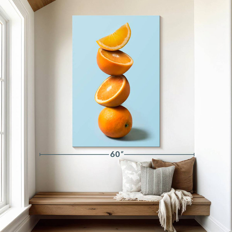 Pile d'oranges Yarlin, H 51 po x l 34 po