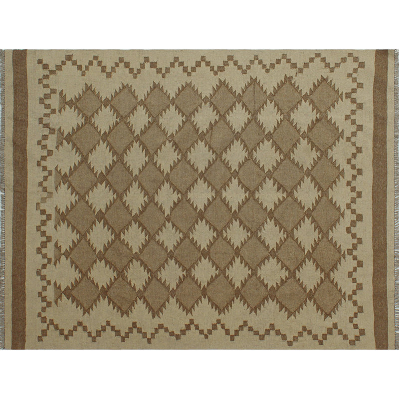 Benge Wool Geometric Indoor Rug