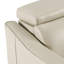 Canapé inclinable en cuir véritable à accoudoirs évasés 73,5 po Anisia-723071269