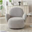 Chaise d'appoint pour le salon avec fonction pivotante