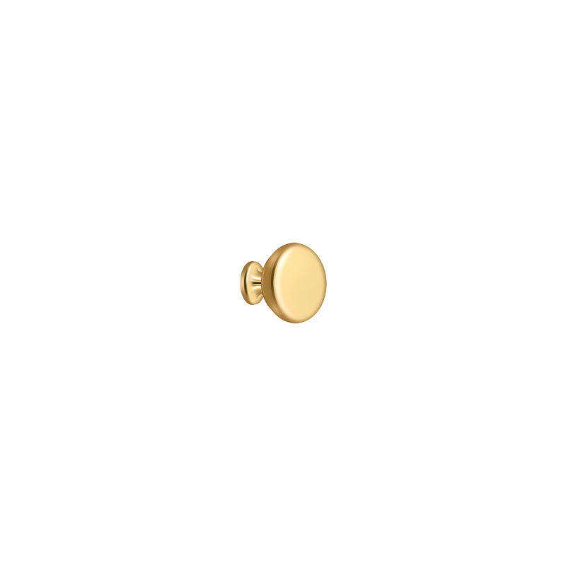 Mushroom Knob, PVD Polished Brass