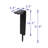 16.5" Solar L-Shaped LED Pathway Light