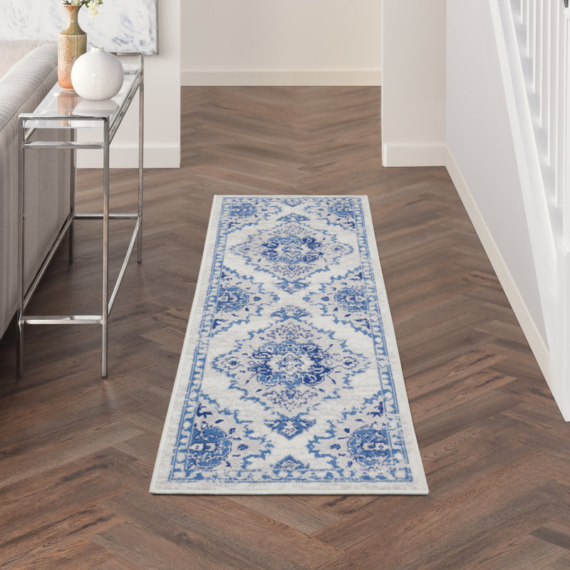 Ikat Indoor Rug, Runner 2' x 8'