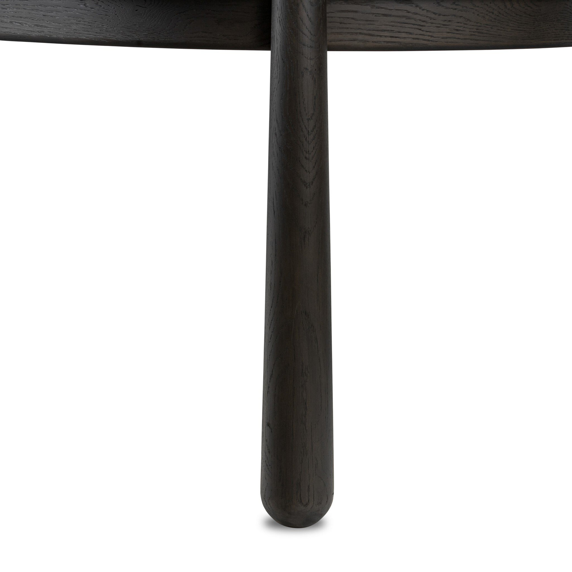 Salvador Dining Table, Smoked Black Oak