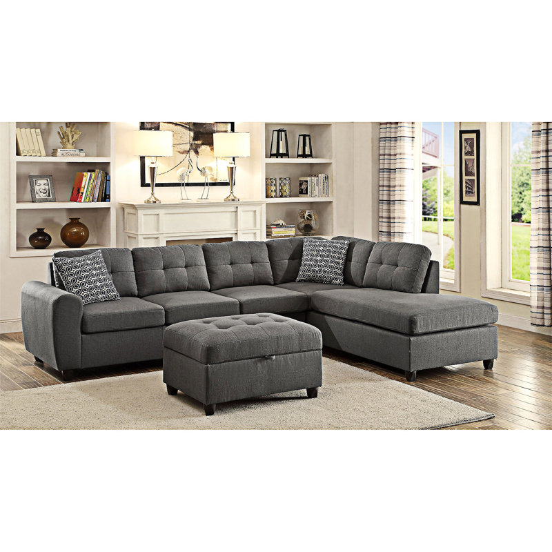 Sectional Sofa With Ottoman