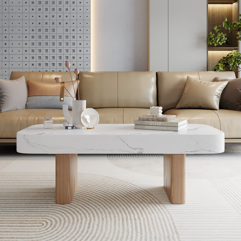39.4'' Marble Coffee Table