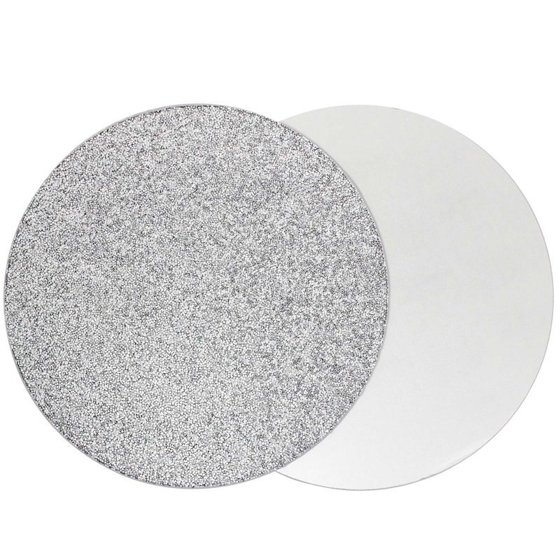 Sparkles Home Luminous Ultra 15" Rhinestone Placemat | Metallic Backing | Non-Slip Cork Base