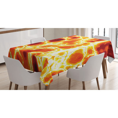 Burnt Orange Tablecloth