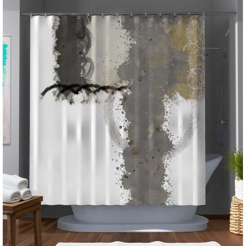 Rideau de douche abstrait Jakey