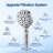 Filtered Shower Head With 8 Spray Modes, High Pressure Handheld Showerhead Filter For Hard Water Filtering Showerhead With Hose(n8hs702cp)