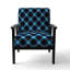 Tartan à carreaux - Fauteuil d'appoint rembourré à motifs-491257196-481521175