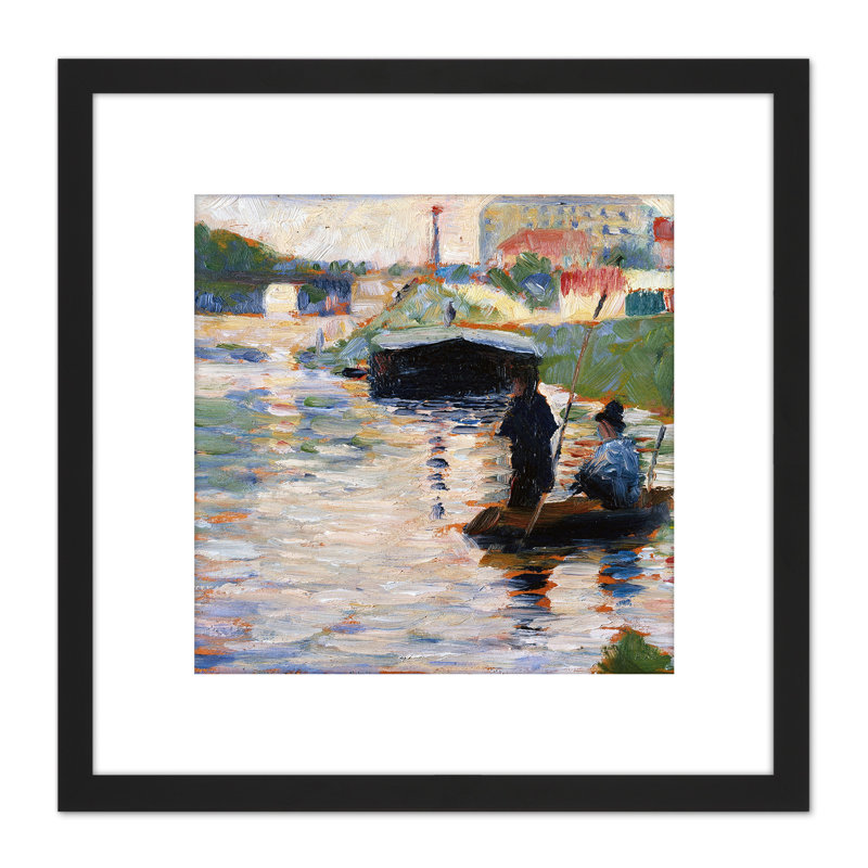 Seurat View Of The Seine by Georges Seurat - Single Picture Frame Painting