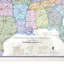 Medium USA Classic Wall Map - No Frame Print-465052239