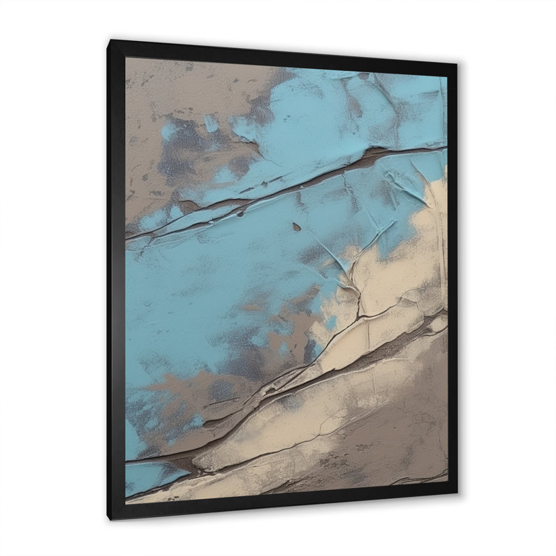 «Inner Worlds of Marble», reproduction sur toile, Cadre photo noir, H 20 po x l 12 po x P 1 po