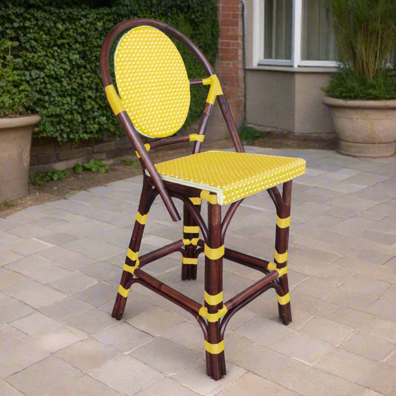 Tabouret de bar 19 po Minturn, Jaune