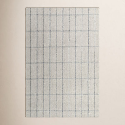 Mathers Hand-Woven Checkered Rug