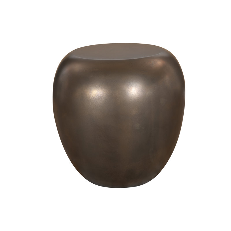 River Stone Drum End Table
