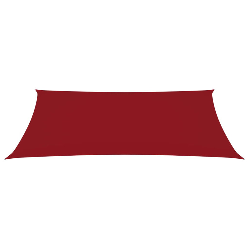 Wyola 2m x 5m Rectangular Shade Sail, Red