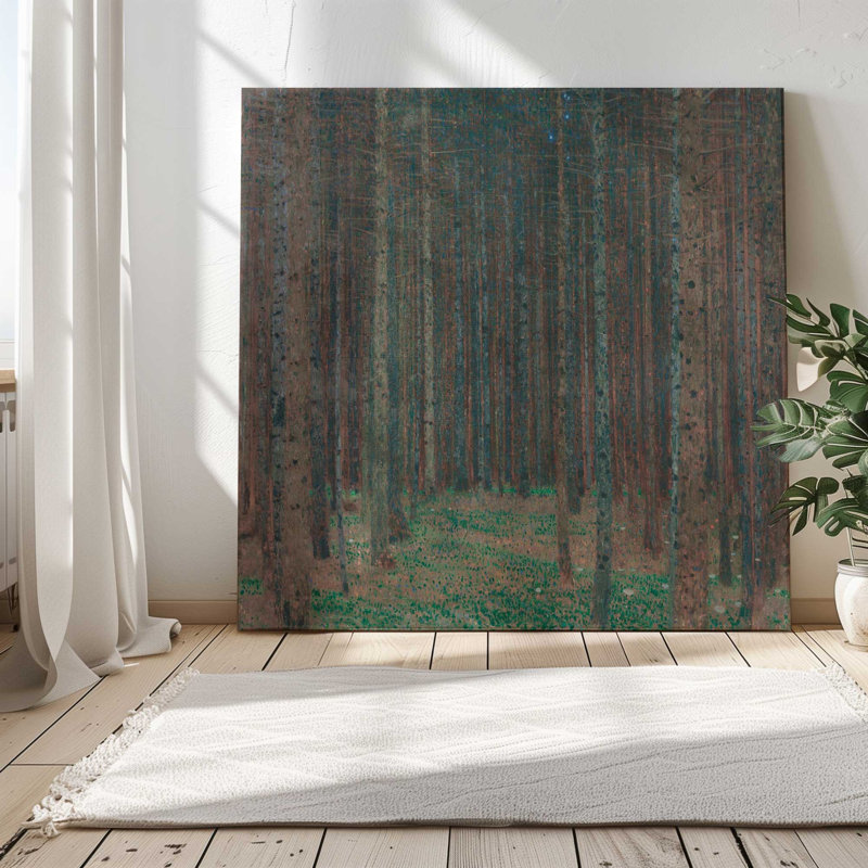 Murmures de la forêt, Toile tendue, Ne s’applique pas, H 12 po x l 12 po
