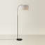 Domani 143cm Black Arched Floor Lamp-938791165