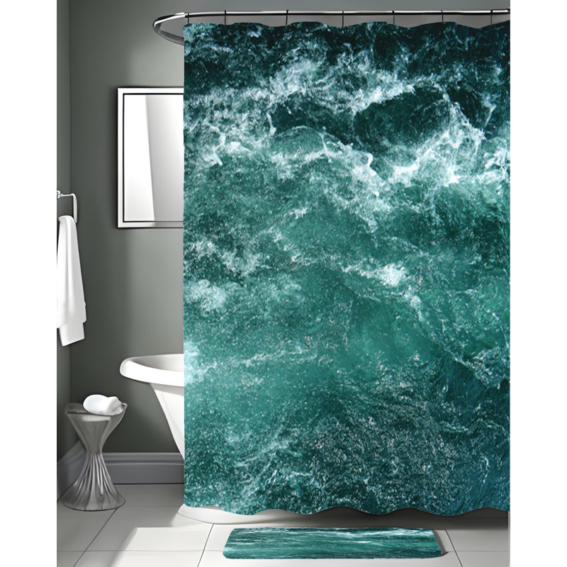 Hugo Shower Curtain, 70"Wx72"L