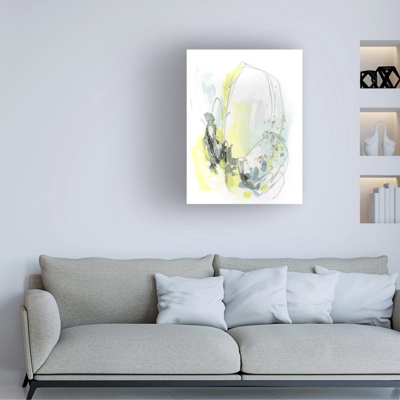 Art mural sur toile tendue - Art mural «Citrus Ice I» de June Erica Vess pour le salon, la chambre à coucher ou le bureau - 18 x 24